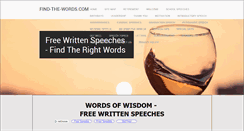 Desktop Screenshot of find-the-words.com